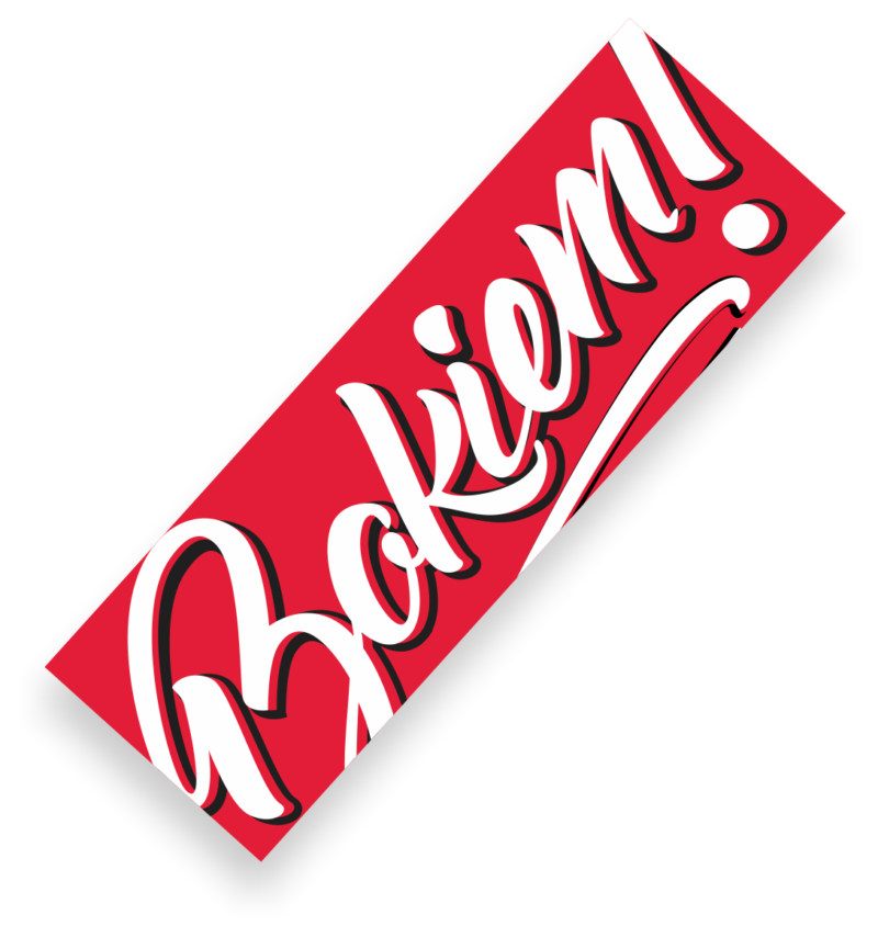 Naklejka Bokiem
