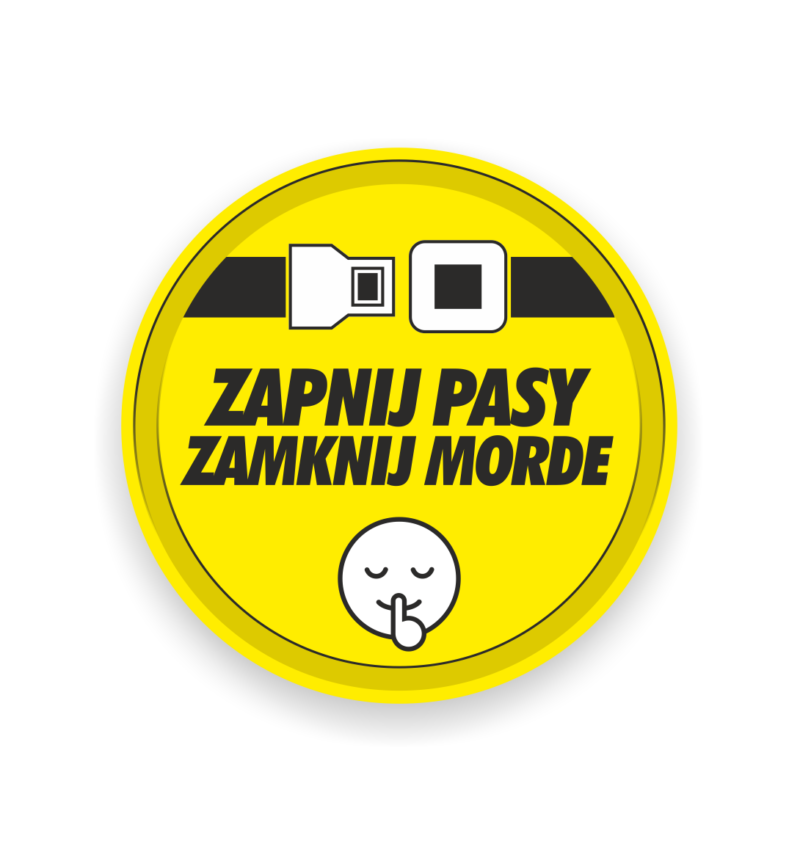 Naklejka Zapnij pasy